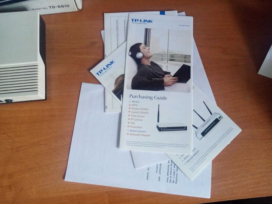 Продам модем роутер TP- LINK ADSL2+ мдель TD-8810.