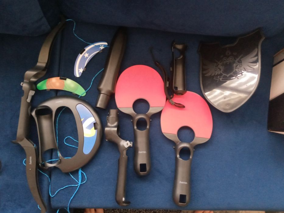 Zestaw HAMA PlayStation Move paletki dysk miecz łuk tarcza ps3
