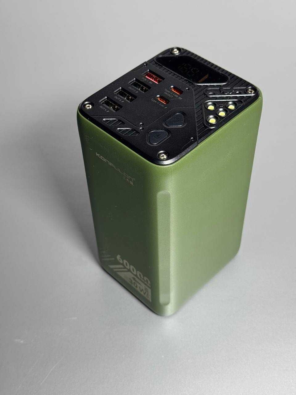 Power Bank Konfulon A28Q 60000 мАг із LED підсвічуванням