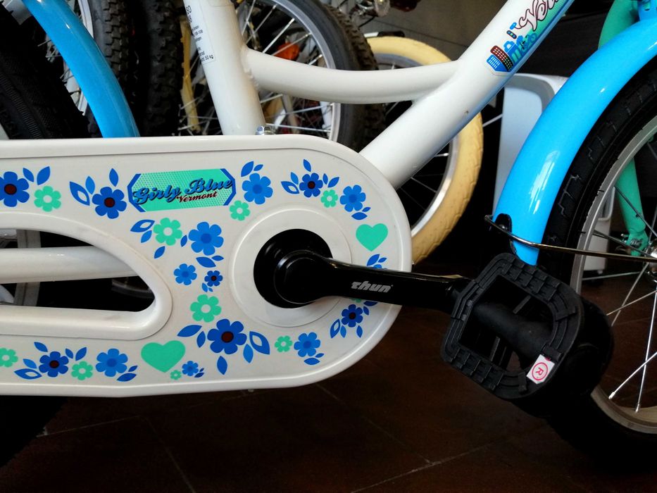 PIĘKNY VERMONT GIRLY SUMMER Roz. 11,5" Dziecięcy *Koła 16 cali* Koszyk