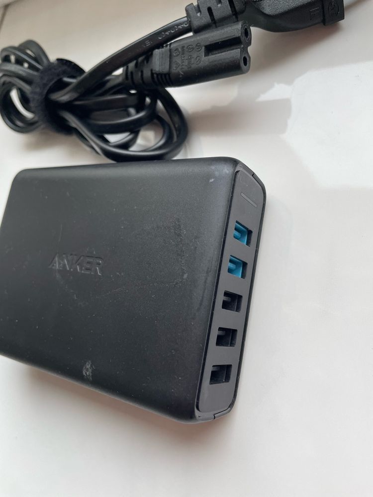 Anker Ładowarka sieciowa PowerPort Speed 5 – 5xUSB, QC 3.0