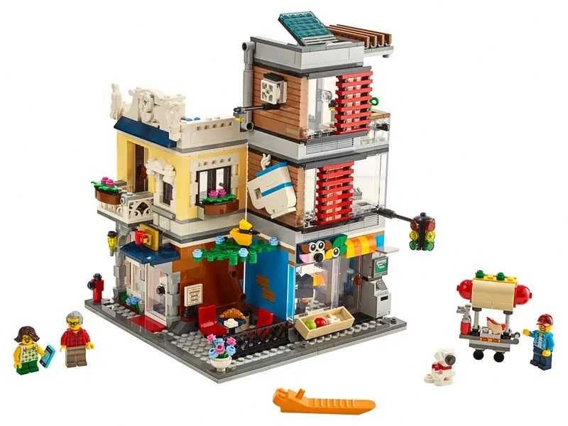 Конструктор LEGO Creator 31097 Зоомагазин і кафе в центрі міста
