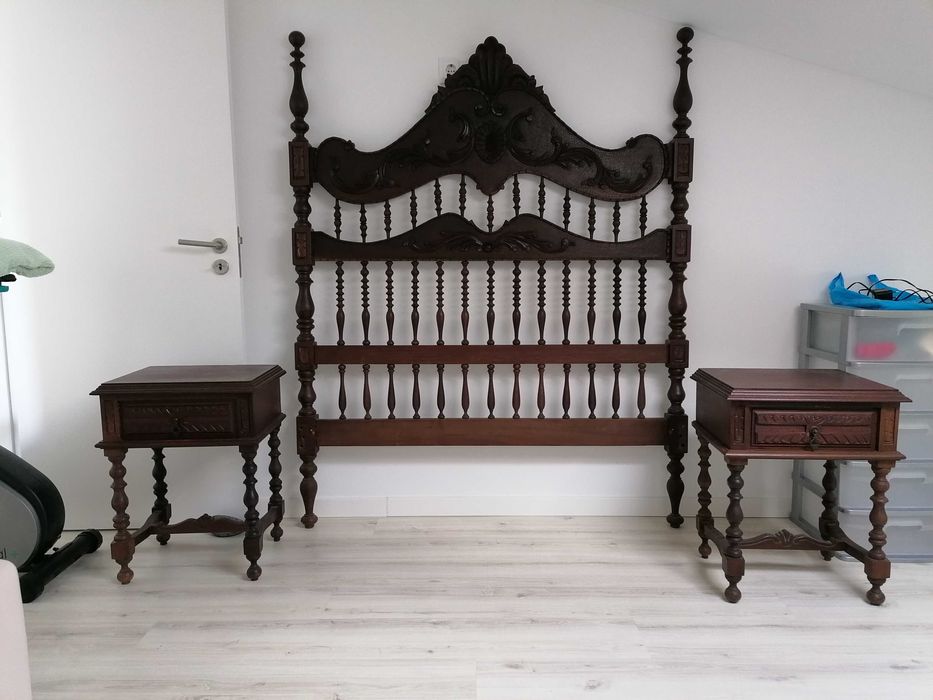 Cama casal clássica