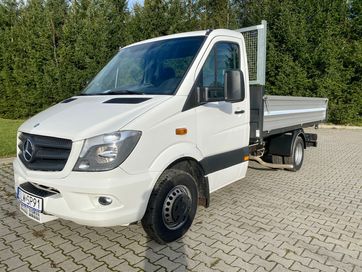 Mercedes Benz Sprinter Wywrotka Bliźniak Stan idealny, KIPER 3ST