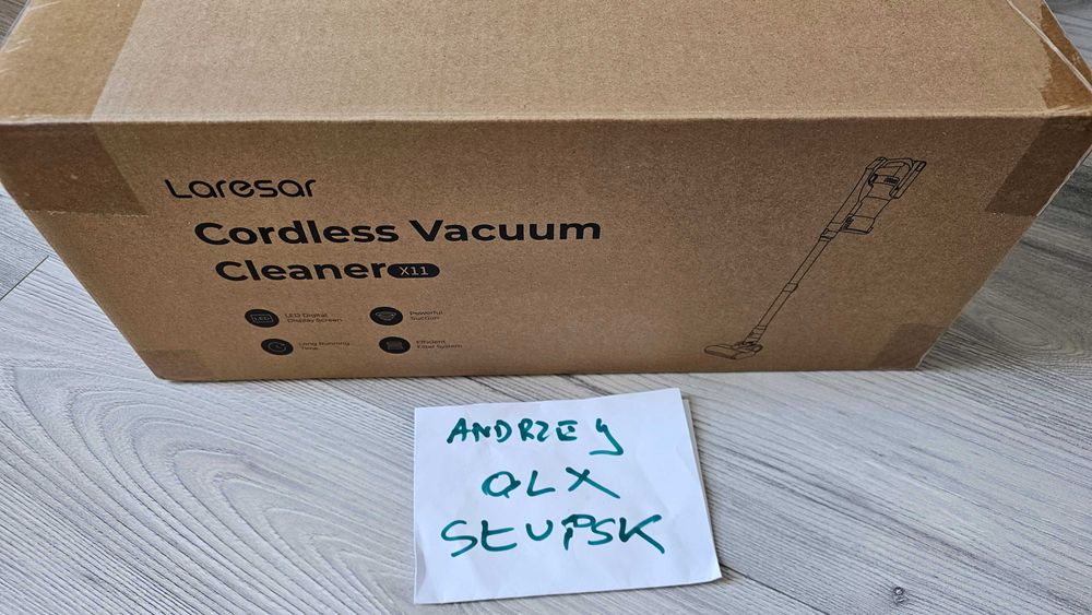 LARESAR X11 550W odkurzacz akumulatorowy NOWY Pełen zestaw akcesoriow