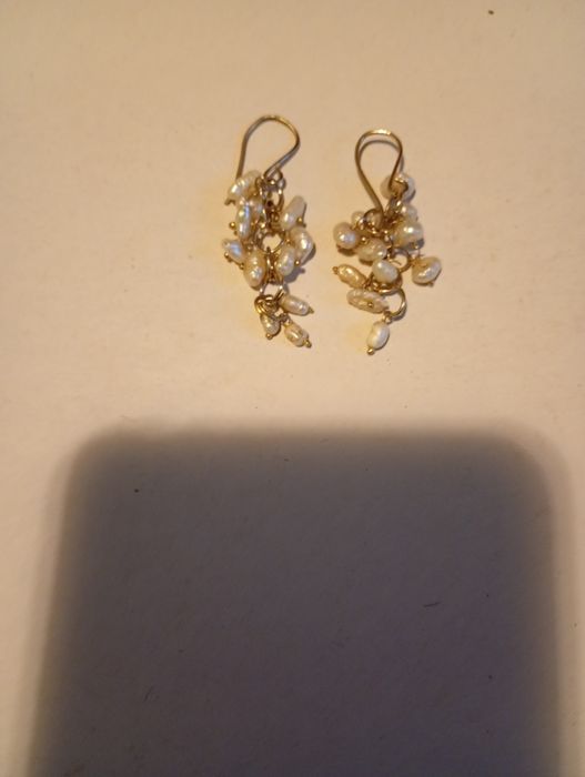Продам серьги жемчуг