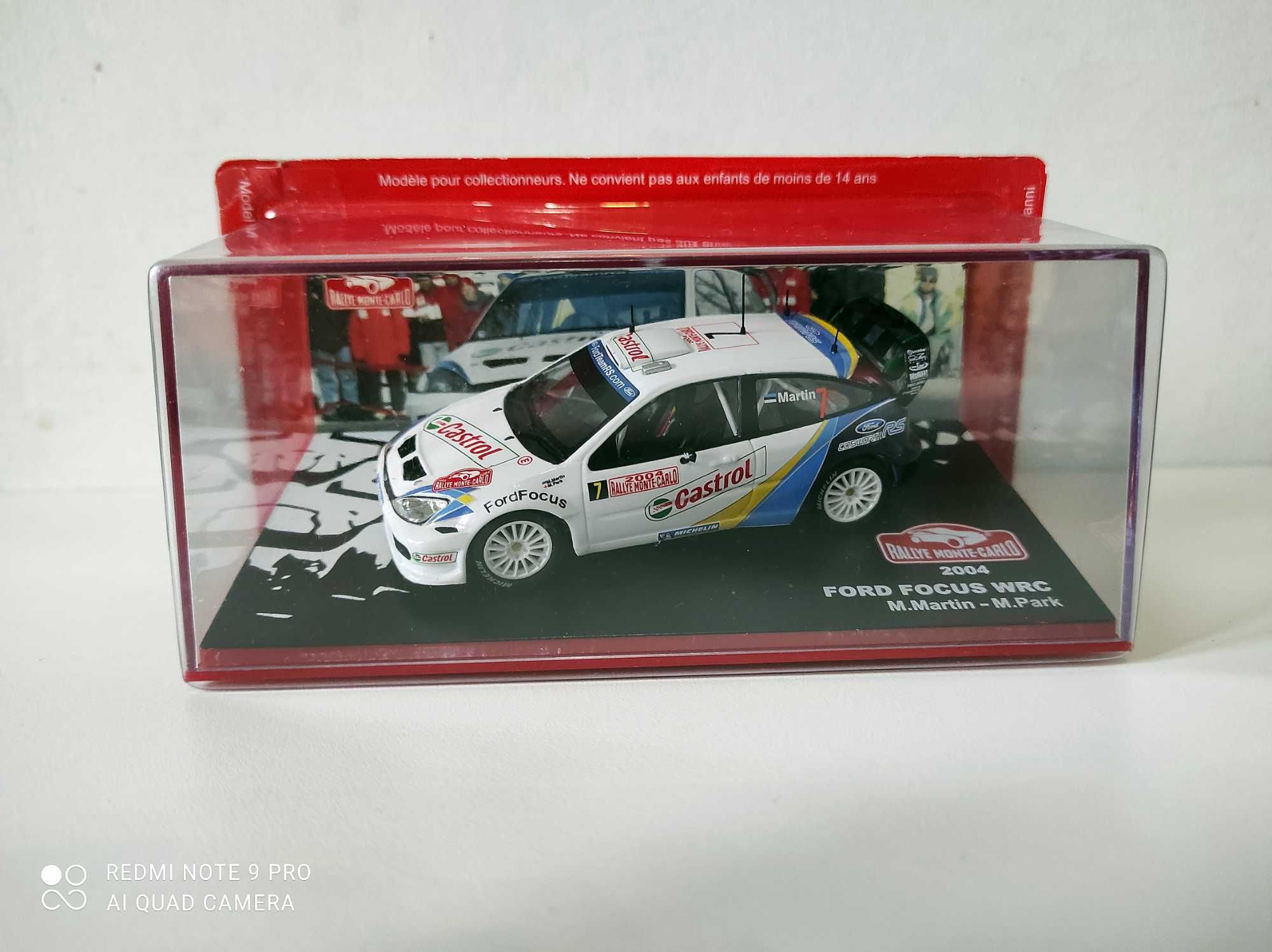 4 Szt. Modeli Rajdowych Peugeot Seat Ford Citroen Rally Cars 1:43