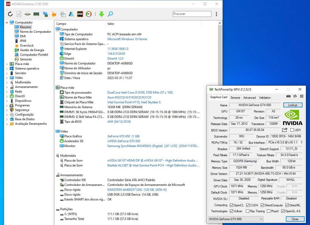 Torre Desktop Asus