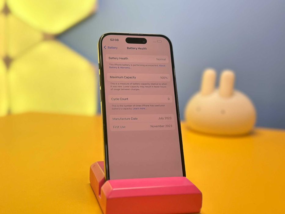 Смартфон Apple iPhone 15 128GB Black (142746) Б/У З ГАРАНТІЄЮ
