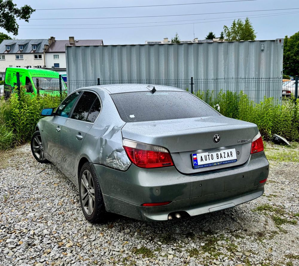 BMW E60 530d 3.0 Diesel * Duża Navi * Pół Skóra * Automat