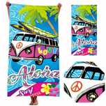Ręcznik plażowy Szybkoschnący mikrofibra 70x140 kąpielowy Holiday duży