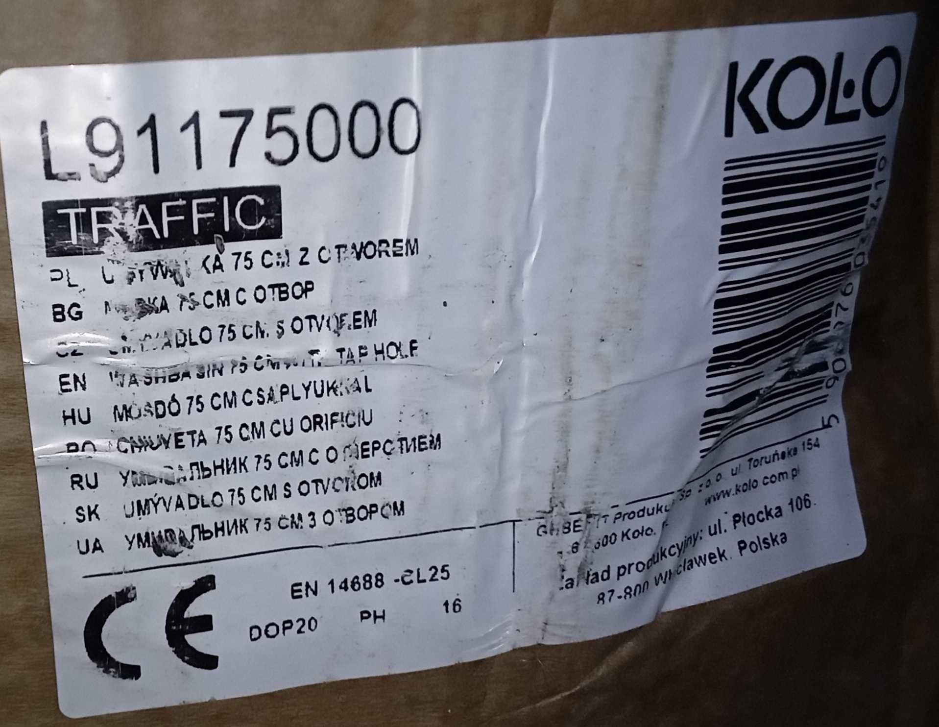 Nowa Umywalka Koło 75cm