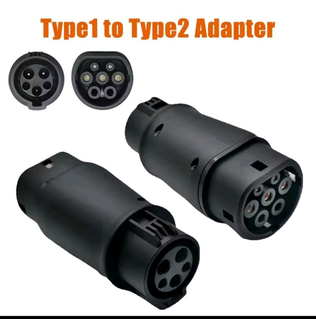 Адаптер перехідник type2-type1 type 1 - type 2,type2-gbt type 1 tesla