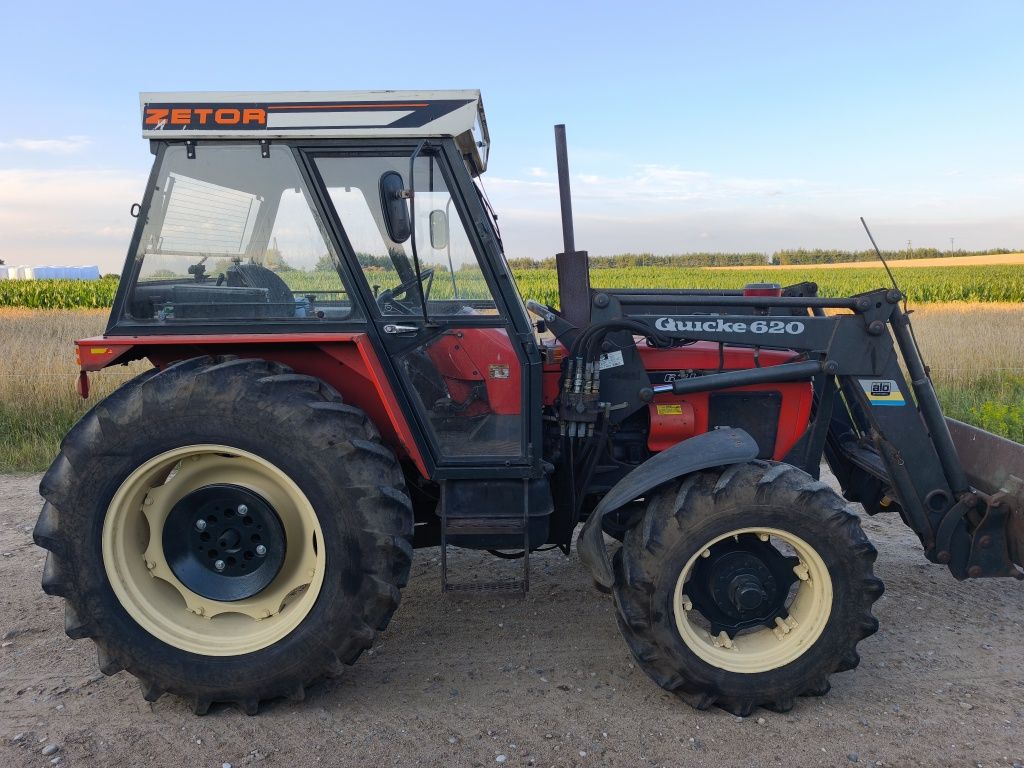 Zetor 6340 (7745) z turem quickem i osprzętem