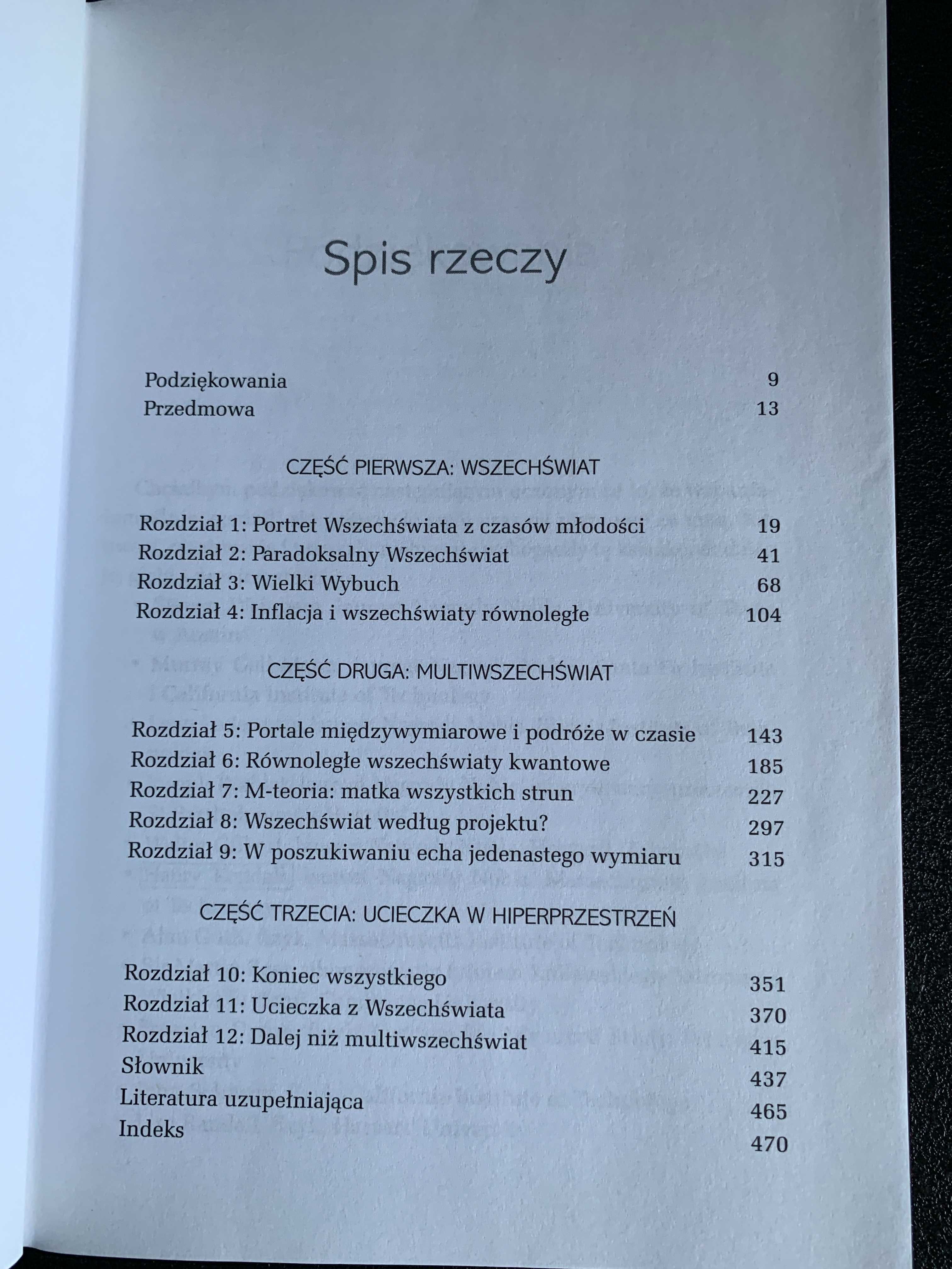 Wszechświaty równoległe Michio Kaku