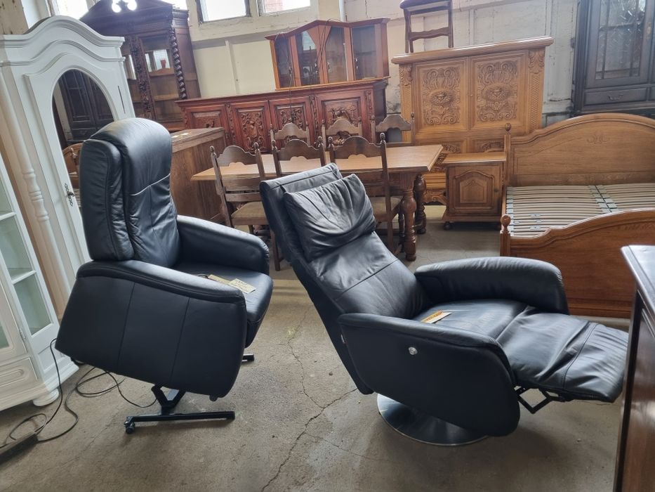 Okazja. Fotel elektryczny geriatryczny na pilota skóra