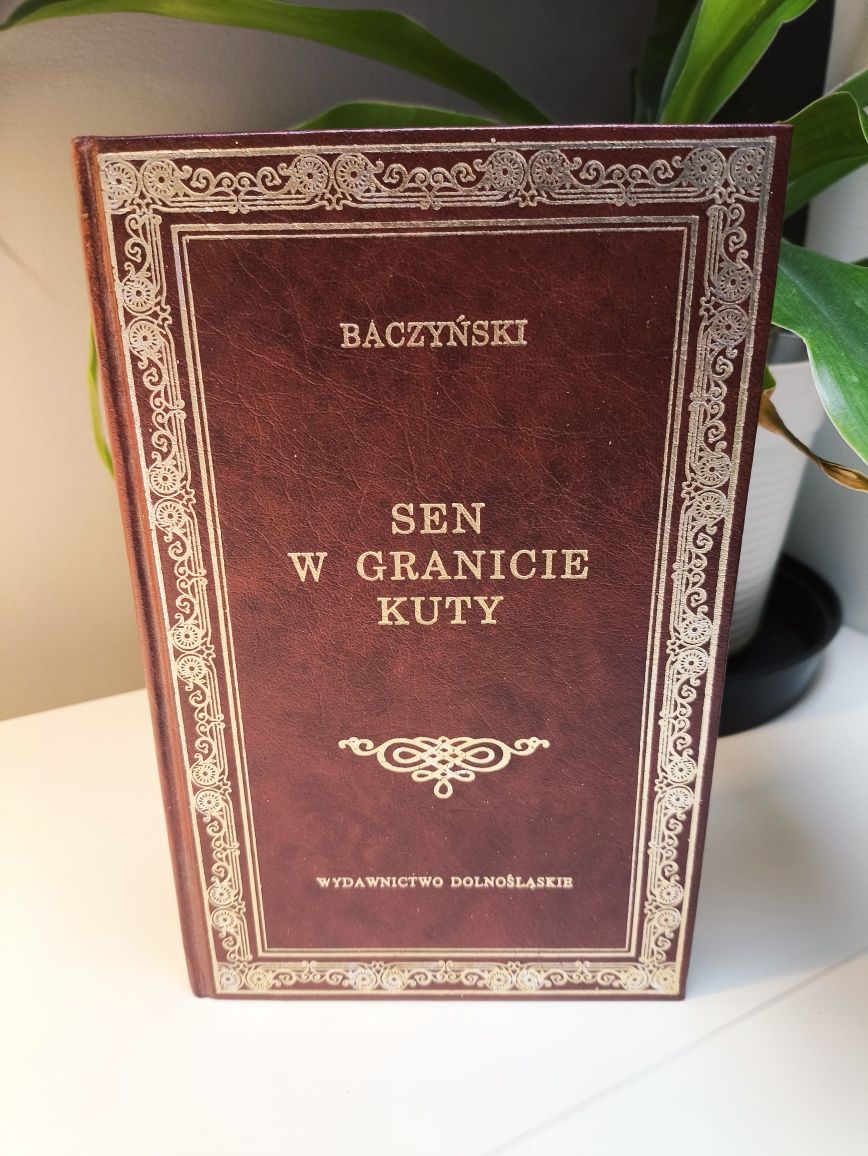 Sen w granicie kuty Krzysztof Baczyński pozłacane wydanie unikat dolno