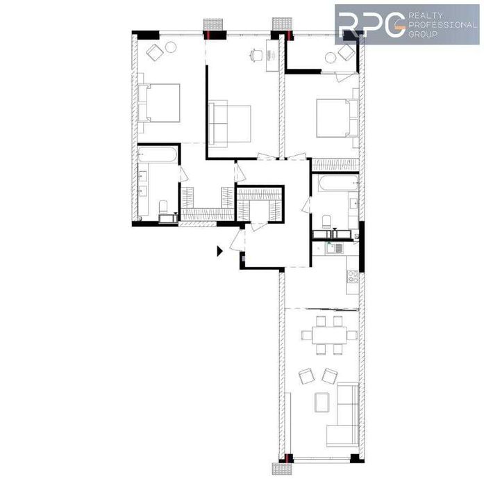 Без %Продаж3-кімнатної кв в ЖК Русанівська Гавань з видом буд 13-17