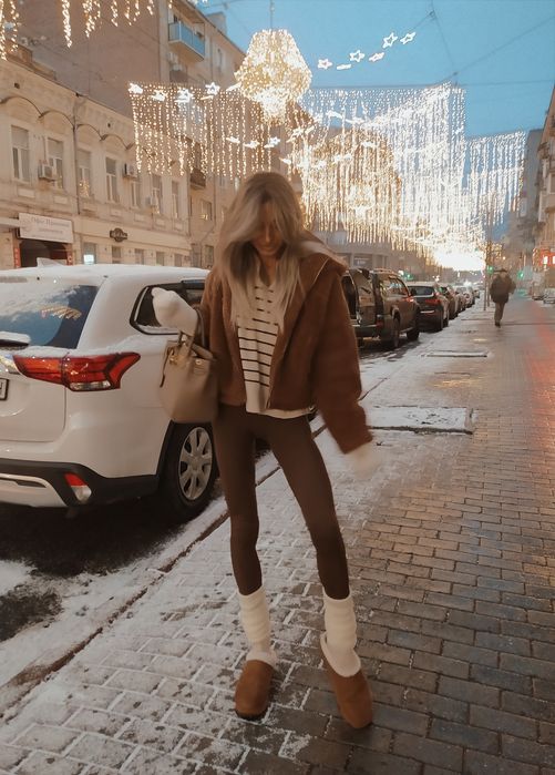 Шубка тедди в шоколадном цвете