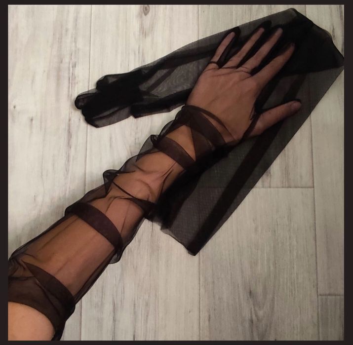 Нові перчатки в сітку карнавальні до образу на хелоуін