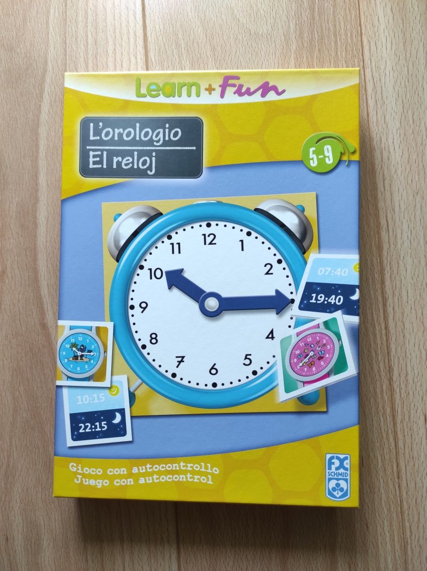 Jogo Learn + Fun relógio