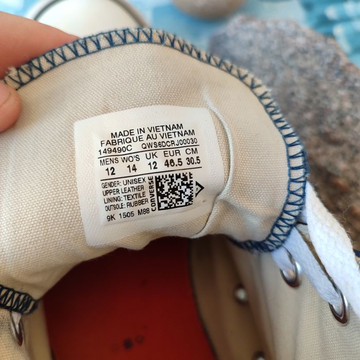 Кожаные кеды Converse высокие оригинал из США 46,5