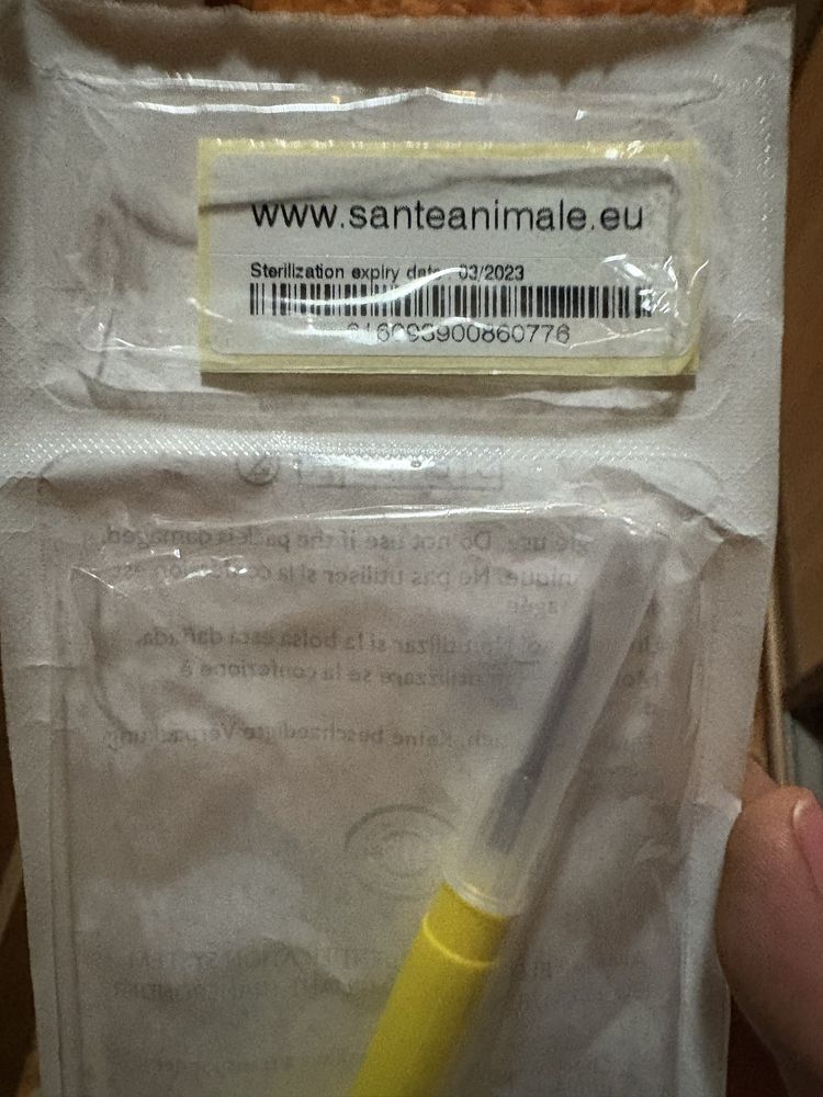 Czip dla psa nowy w opakowaniu
