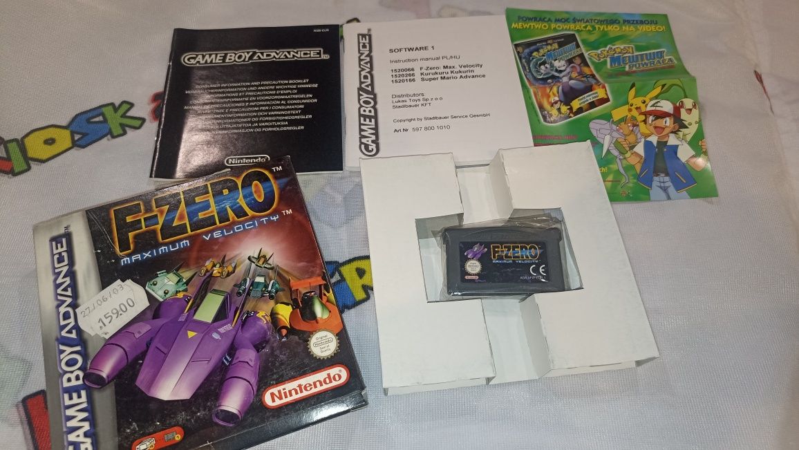 F-Zero Maximum Velocity Game Boy Advance Nintendo