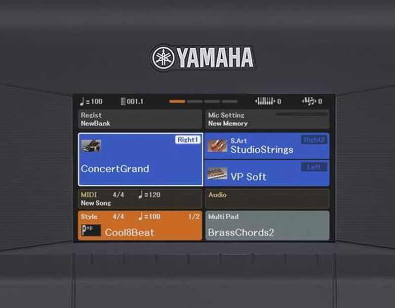 Wyświetlacz LCD do Yamaha PSR-SX600 4.3 cala kolor
