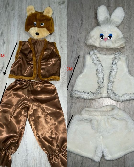 Прокат! Костюм ведмедика та зайчика