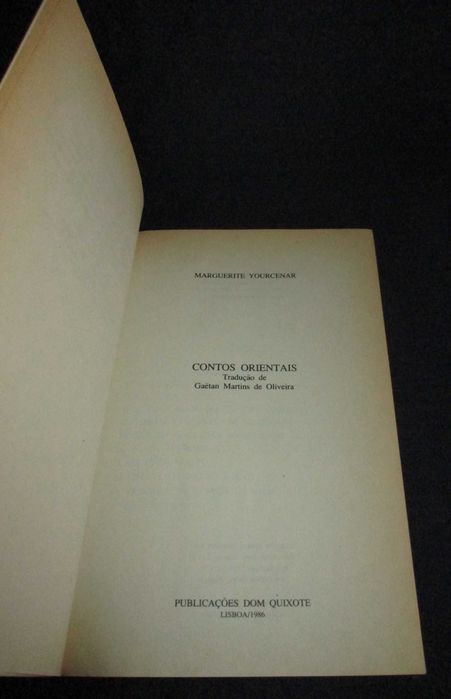 Livro Contos Orientais Marguerite Yourcenar