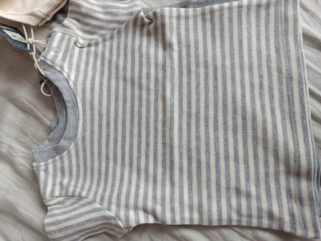 Koszulki niemowlęce 62 68 Lupilu nowe bawełna koszulka t-shirt