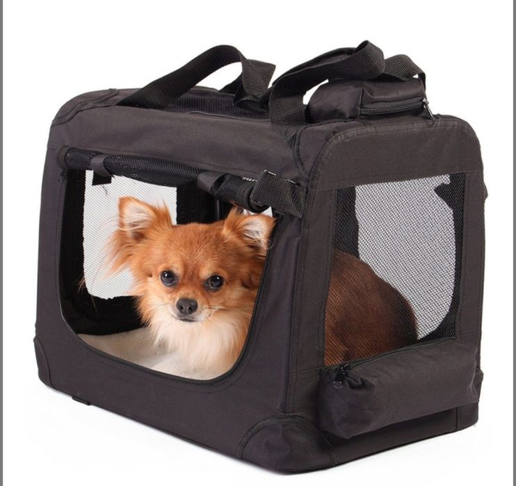 Переноска,сумка для транспортування собак TRESKO HTB-001 розмір XL Чор