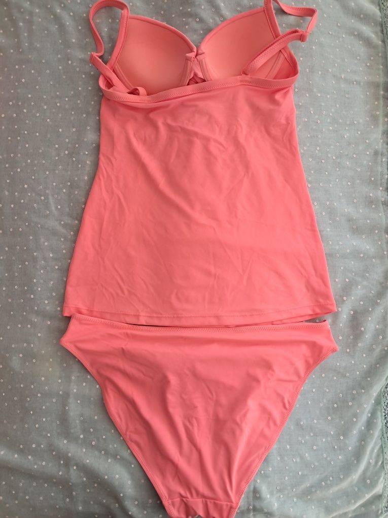 Tankini morelowe r.S+figi r.L"Esotiq"nowe