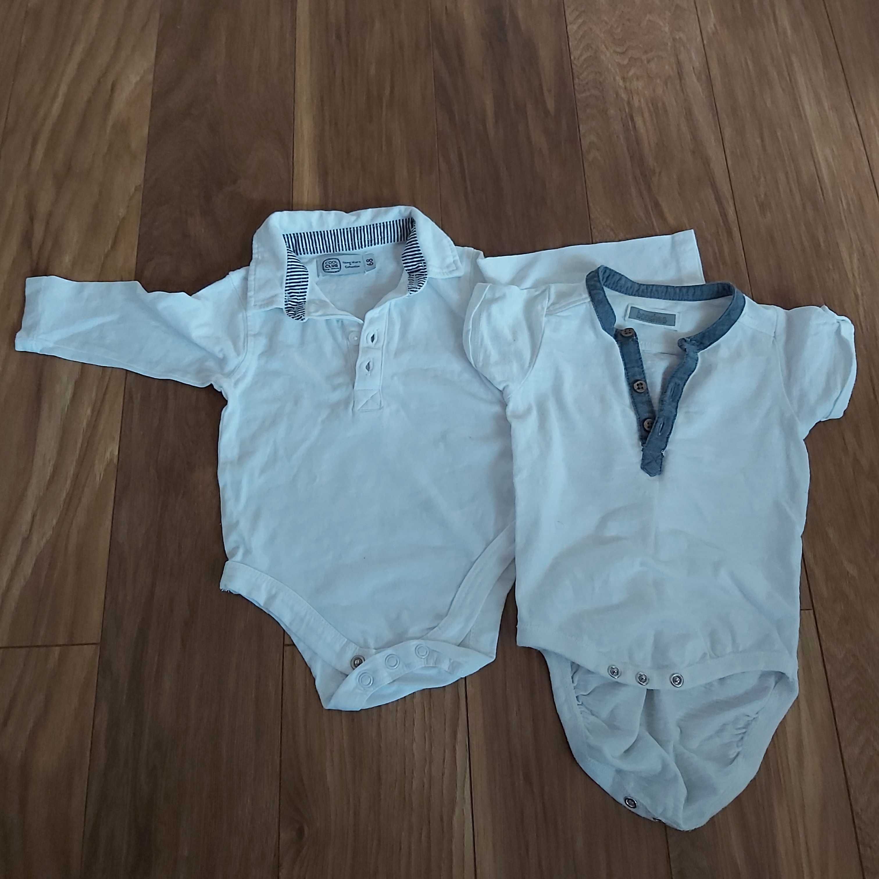 Elegancki zestaw dla niemowlaka 68 spodnie + body