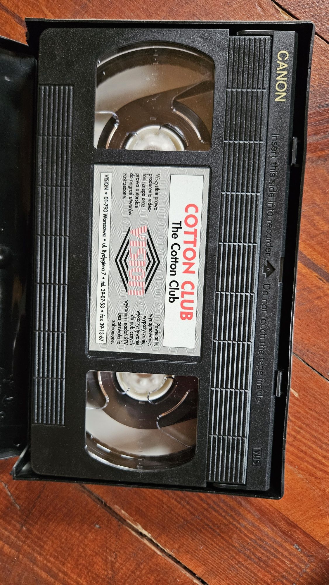 Cotton Club kaseta VHS