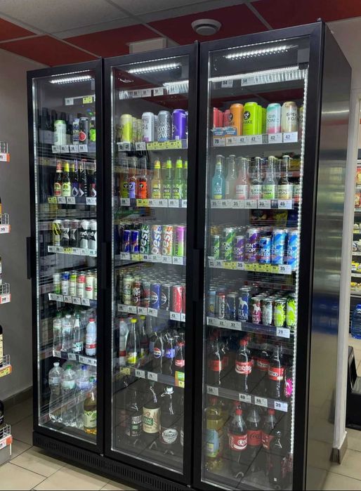 Регал гірки холодильні  горки вітрина двері  шафа