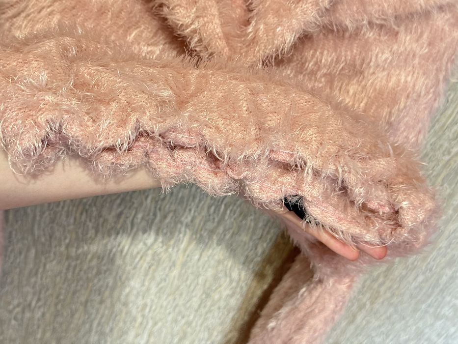 кофта кроп «травка» з горлом