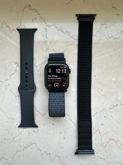 Apple Watch S10 Aluminio (GPS+Cellular 42mm) + 2 extra nylon loops