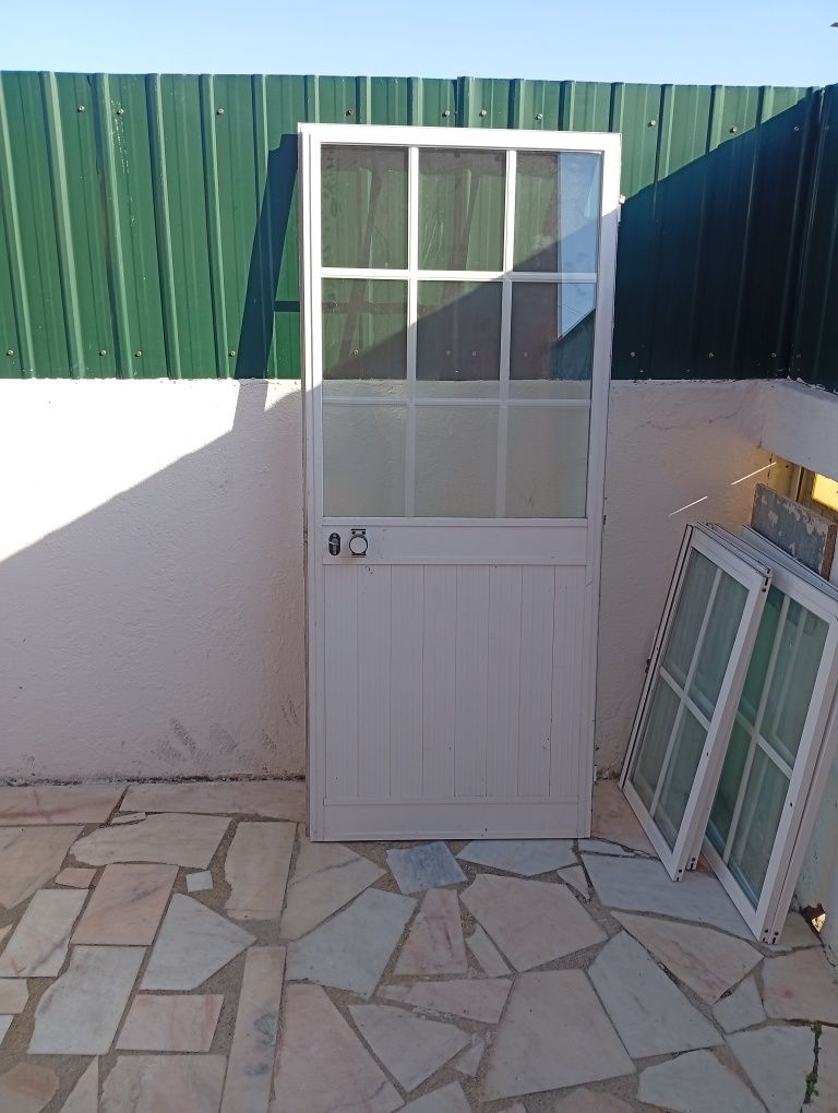 Porta e janelas em alumínio de vidro duplo