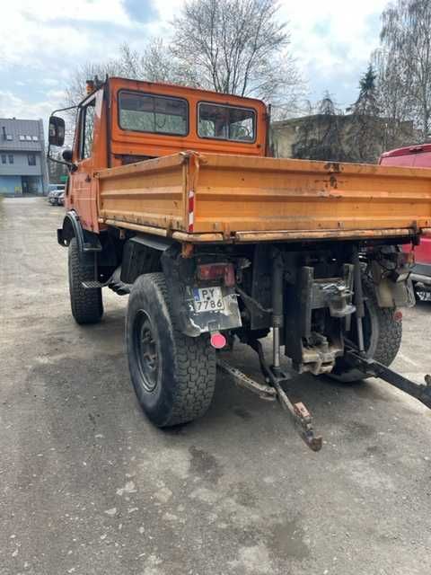 Podnośnik tył TUZ zaczep hak płyta Mercedes Unimog