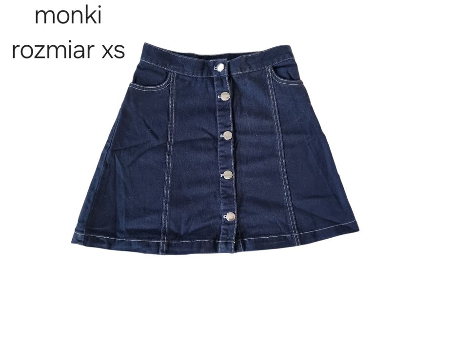 Spódniczka jeansowa monki rozmiar xs 34