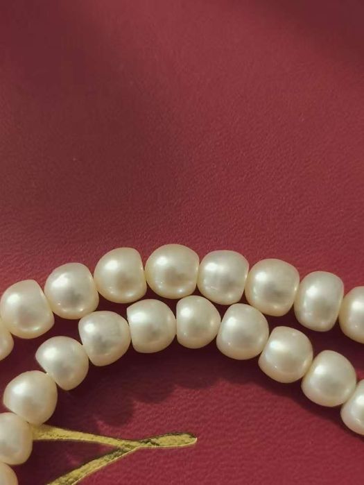 Naszyjnik perły prawdziwe naturalne