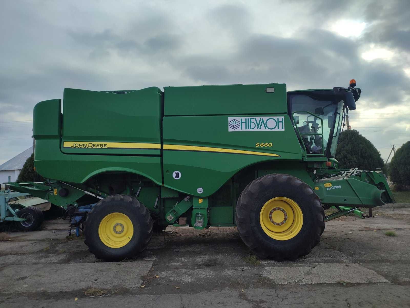 Комбайн John Deere S660 + жатка John Deere 625F Hydra Flex (7.6м)