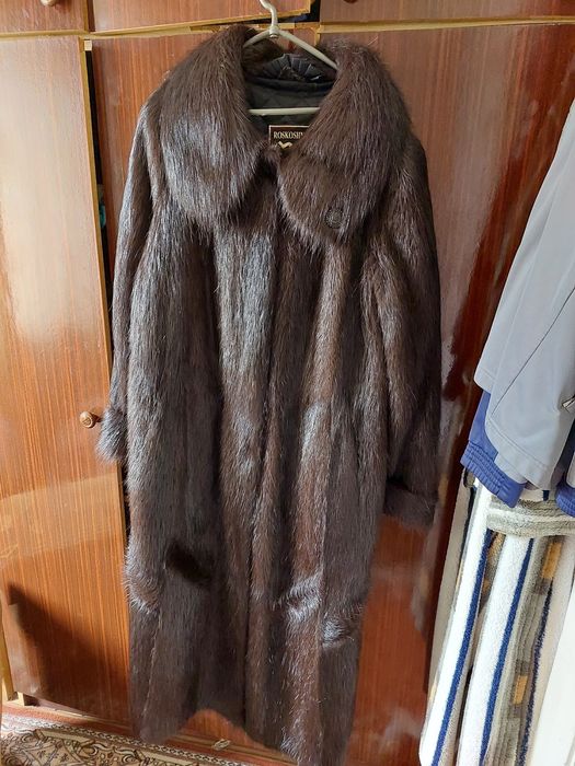 Шуба нутрия ,натуралка 56 размер