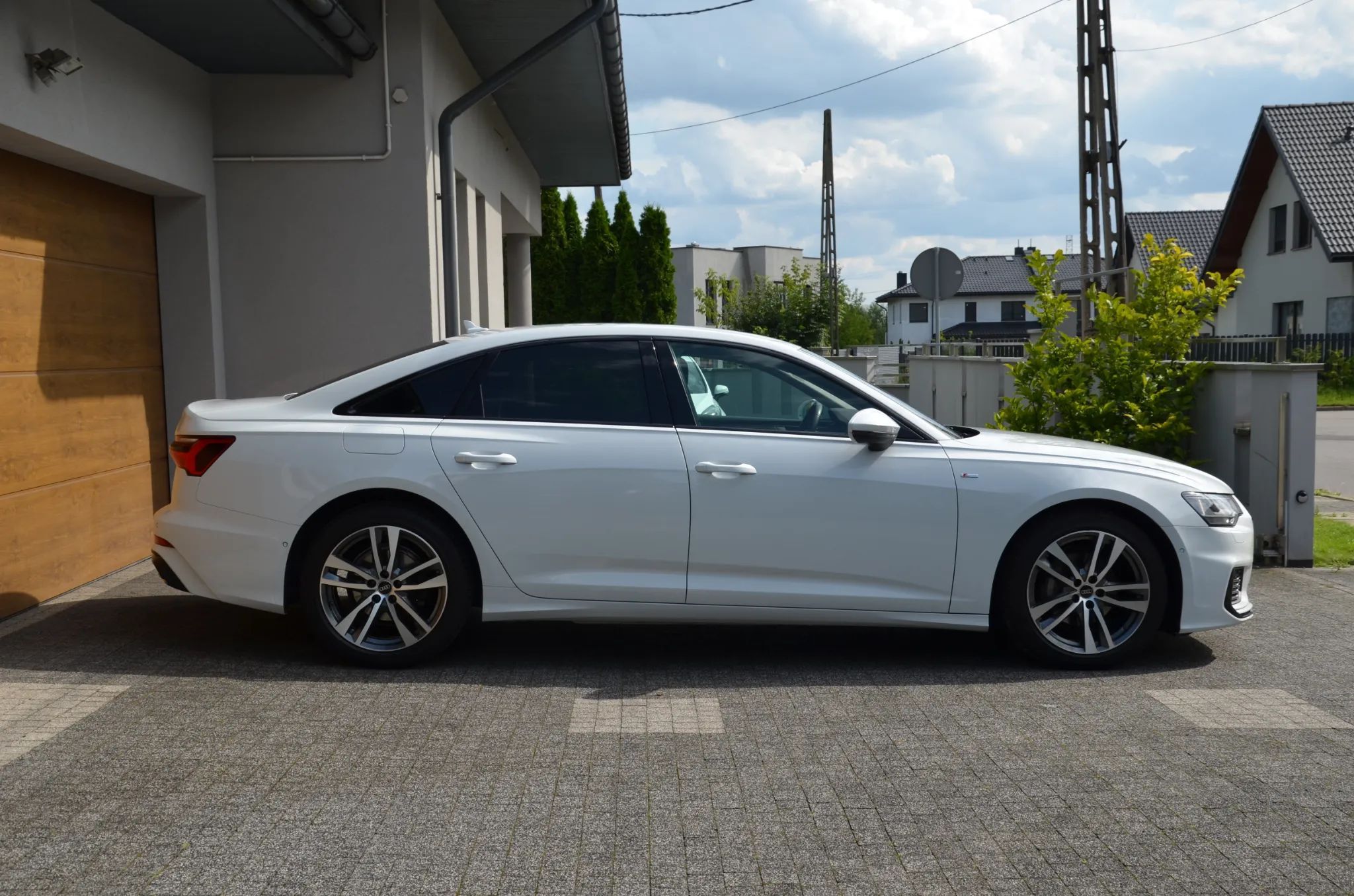 Audi A6 Salon PL, Q, Head-up, S-line, perła, Bang Olufsen, ACC