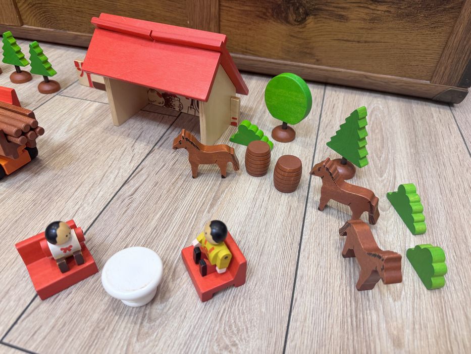 Деревяний конструктор Woody Farm