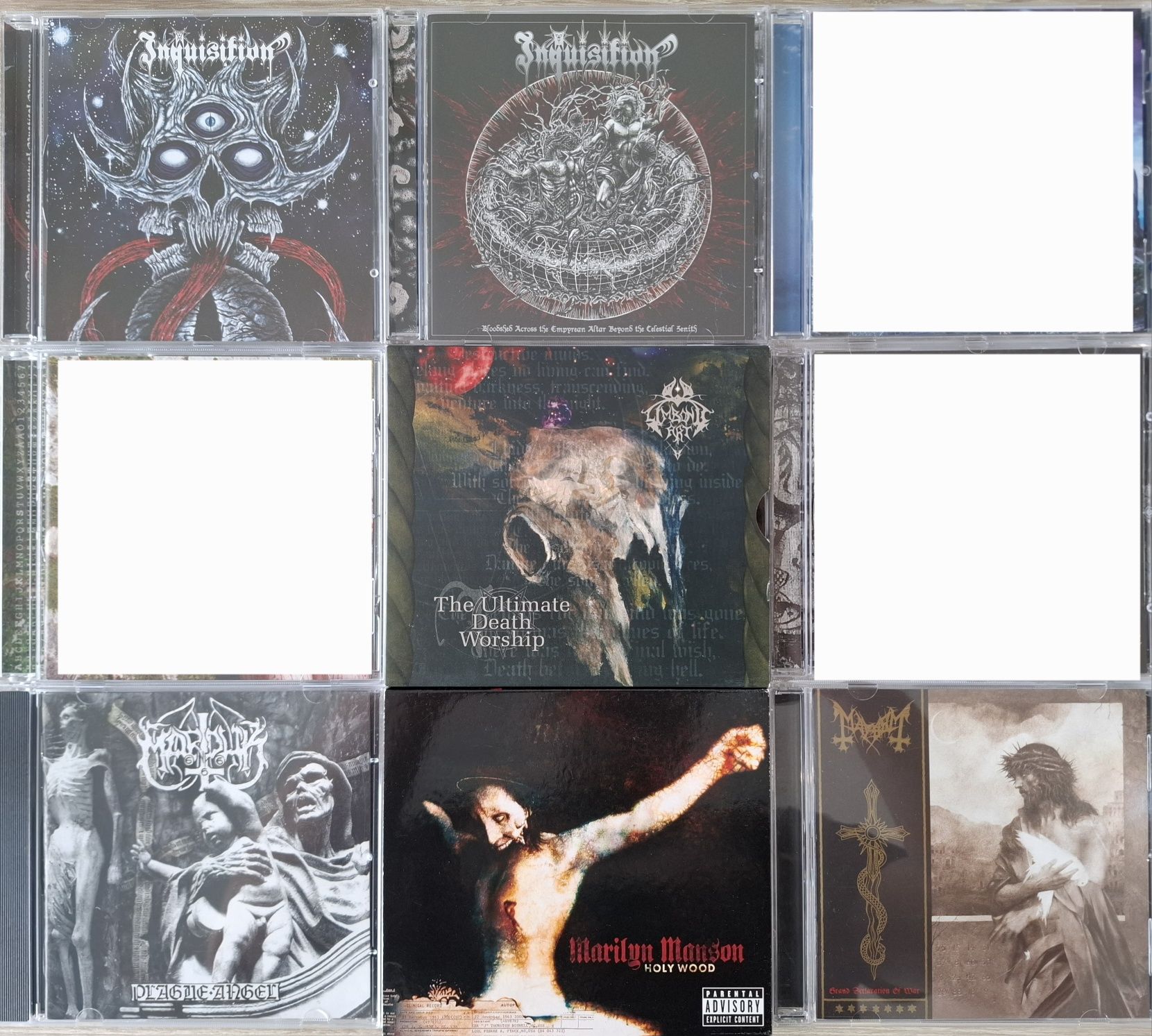 Vários cds de Metal