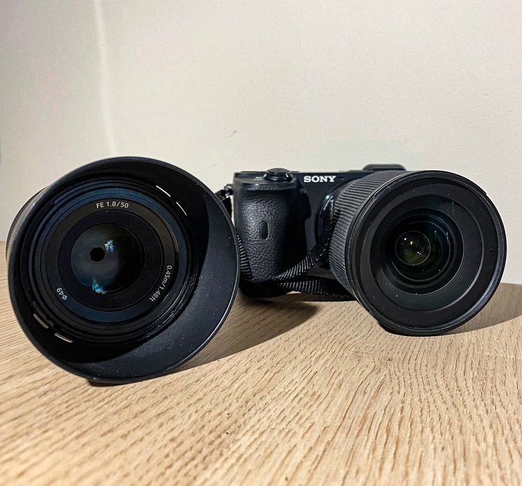 Sony A6600 + E 50 mm F1.8 OSS + Sigma 16 mm F1.4