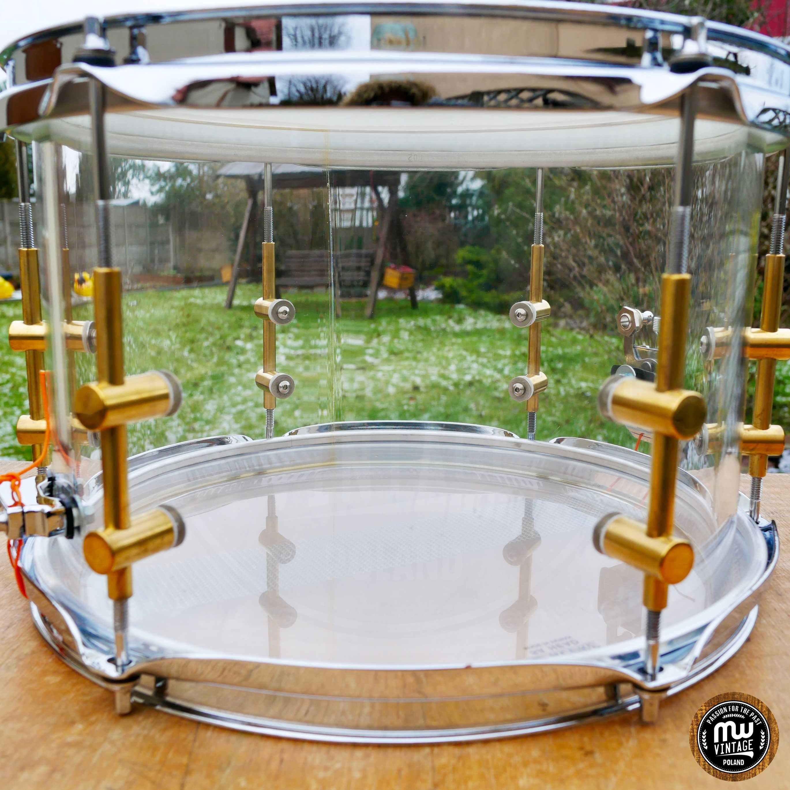 Werbel Ludwig Vistalite Clear 12" x 8" Custom ‼️